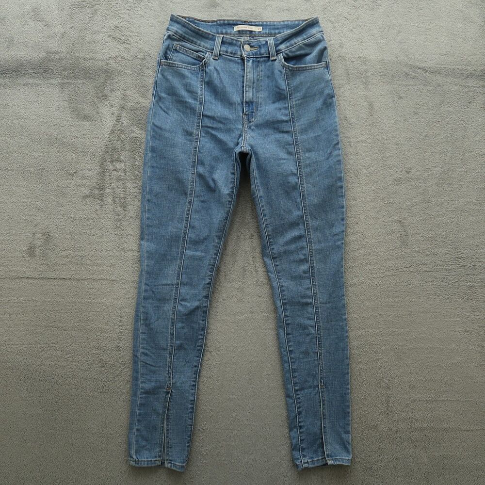 Levi's 721 Jeans Womens Size 29 Blue High-Rise Skinny Denim 29.5" Inseam Stretch